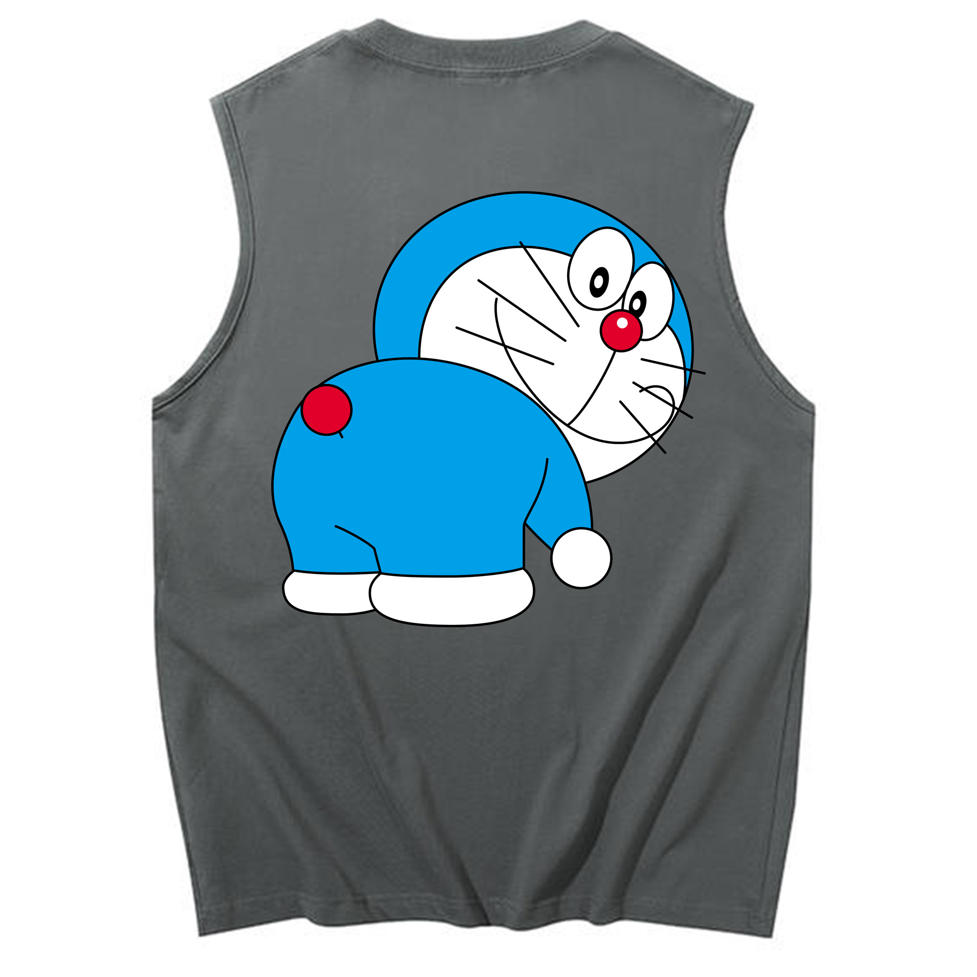 （画像用） ドラえもん Doraemon コットン100％タンクトップ（背面プリント）